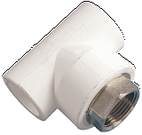 Тройник комбинированый внутренняя резьба под ключ